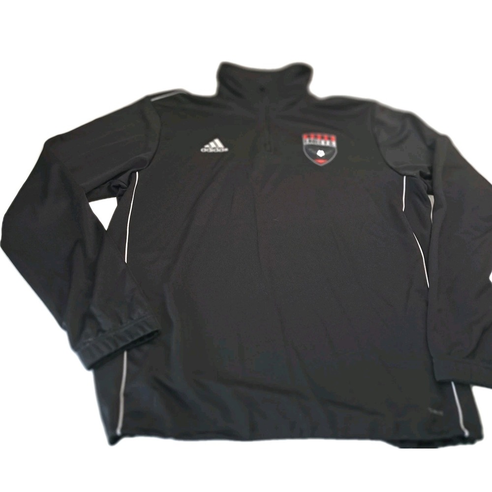 Adidas Eagle F.C. 1/4 Zip Jacket Men's L Black Soccer